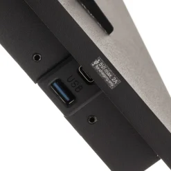 Væglamper ^ Arcchio spotlight Brinja, sort, metal, USB-C, afbryder