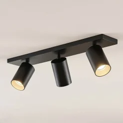 Arcchio Gang|Loftlamper > spotlight Brinja, sort, kantet, Ø 6 cm, 3 lyskilder, GU10
