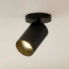 Arcchio Gang|Loftlamper > spotlight Brinja, sort, rund, 12 cm høj, Ø 6 cm