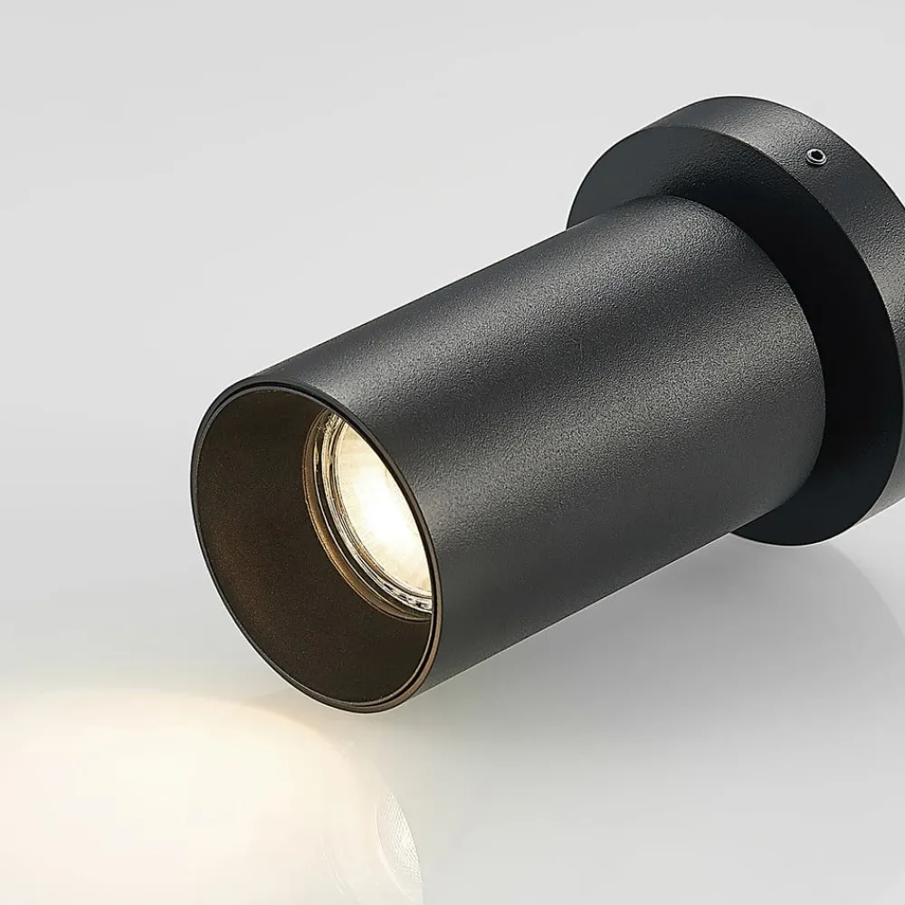 Arcchio Gang|Loftlamper > spotlight Brinja, sort, rund, 12 cm høj, Ø 6 cm