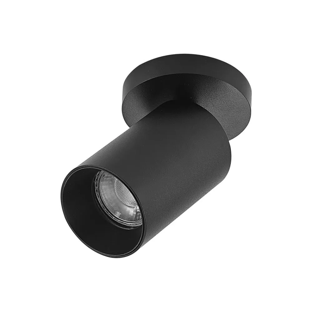 Arcchio Gang|Loftlamper > spotlight Brinja, sort, rund, 12 cm høj, Ø 6 cm