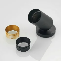 Arcchio Gang|Loftlamper > spotlight Brinja, sort, rund, 12 cm høj, Ø 6 cm