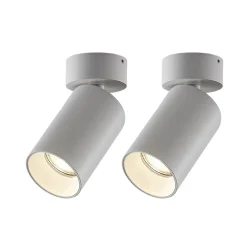 Arcchio Gang|Loftlamper > spotlight Brinja, sæt med 2, hvid, rund, Ø 6 cm, GU10