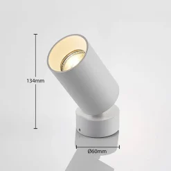 Arcchio Gang|Loftlamper > spotlight Brinja, sæt med 2, hvid, rund, Ø 6 cm, GU10