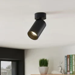 Arcchio Gang|Loftlamper > spotlight Brinja, sæt med 3, sort, rund, Ø 6cm, GU10