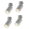 Arcchio Gang|Loftlamper > spotlight Brinja, sæt med 4, hvid, rund, Ø 6 cm, GU10