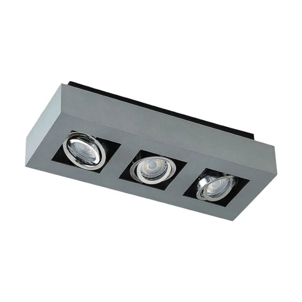 Arcchio Loftlamper|Spotlights > spotlight Vince, 36 cm, 3 lyskilder, sølv, GU10