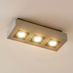 Arcchio Loftlamper|Spotlights > spotlight Vince, 36 cm, 3 lyskilder, sølv, GU10