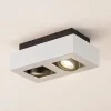 Arcchio Loftlamper|Spotlights > spotlight Vince, 25 cm, 2 lyskilder, hvid/sort, GU10