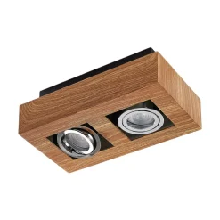 Arcchio Arbejdsrum/Kontor|Spotlights > spotlight Vince, 25 cm, træfarvet, metal, GU10