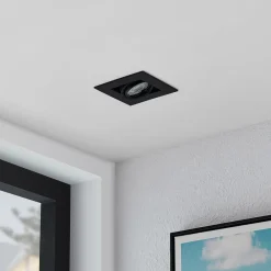 Arcchio Loftlamper|Indbygningsspots > Taneja indbygningslampe, 1 lyskilde, sort