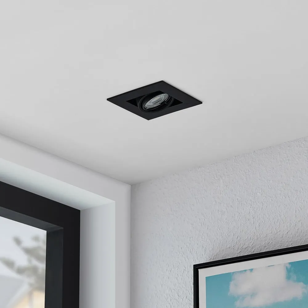 Arcchio Loftlamper|Indbygningsspots > Taneja indbygningslampe, 1 lyskilde, sort