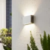 Arcchio Terrassebelysning|Væglamper > udendørs LED-væglampe Karline, 1060 lm, stål, IP65