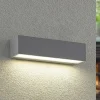 Arcchio Terrassebelysning > udendørs LED-væglampe Lengo, 25 cm, 1 lyskilde, grå, CCT