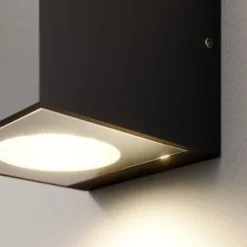 Terrassebelysning|Væglamper ^ Arcchio udendørs LED-væglampe Tassnim, 12 cm, antracit, IP65