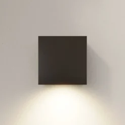 Terrassebelysning|Væglamper ^ Arcchio udendørs LED-væglampe Tassnim, 12 cm, antracit, IP65