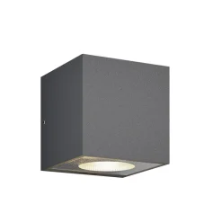 Terrassebelysning|Væglamper ^ Arcchio udendørs LED-væglampe Tassnim, 12 cm, antracit, IP65