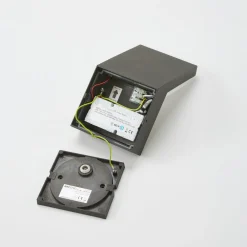 Væglampe Med Sensor|Væglamper ^ Arcchio udendørs LED-væglampe Yolena, sensor, antracit, aluminium