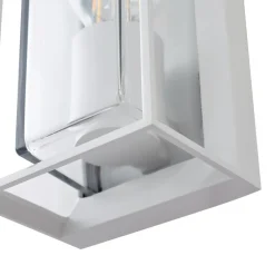 Arcchio Væglamper > udendørs væglampe Ismera, hvid, IP65, glas, E27