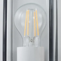 Arcchio Væglamper > udendørs væglampe Ismera, hvid, IP65, glas, E27