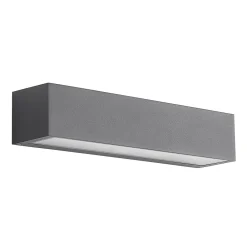 Terrassebelysning|Væglamper ^ Arcchio udendørs væglampe LengoE27, 38 cm, antracit, E27, IP54