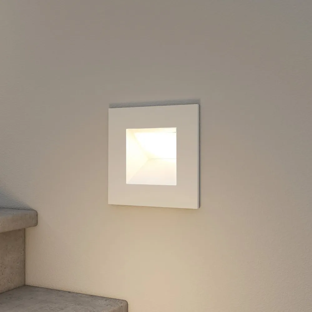 Arcchio Terrassebelysning|Væglamper > vægindbygningslampe Zamo, G9, hvid, 12 cm, metal, IP65