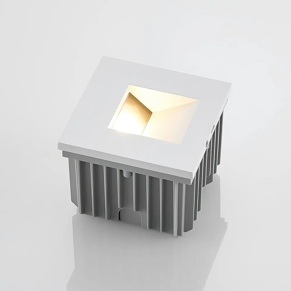 Arcchio Terrassebelysning|Væglamper > vægindbygningslampe Zamo, G9, hvid, 12 cm, metal, IP65