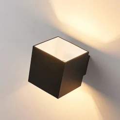 Arcchio Væglamper|Væglamper > væglampe Zuzana, sæt med 2, sort, G9, 10 cm bred