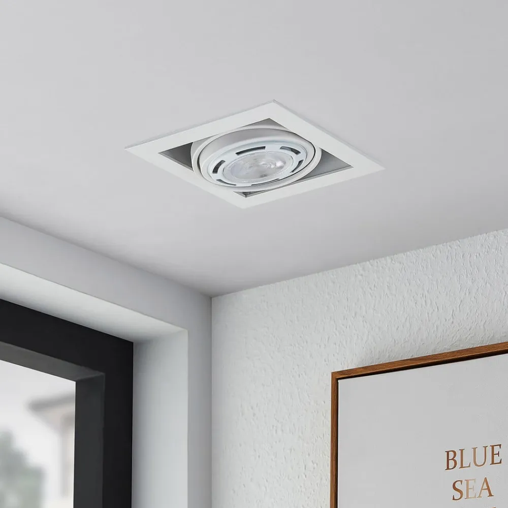 Arcchio Loftlamper|Indbygningsspots > Yasna indbygningslampe, enkelt lys, hvid