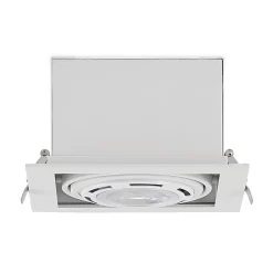 Arcchio Loftlamper|Indbygningsspots > Yasna indbygningslampe, enkelt lys, hvid