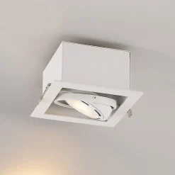 Arcchio Loftlamper|Indbygningsspots > Yasna indbygningslampe, enkelt lys, hvid