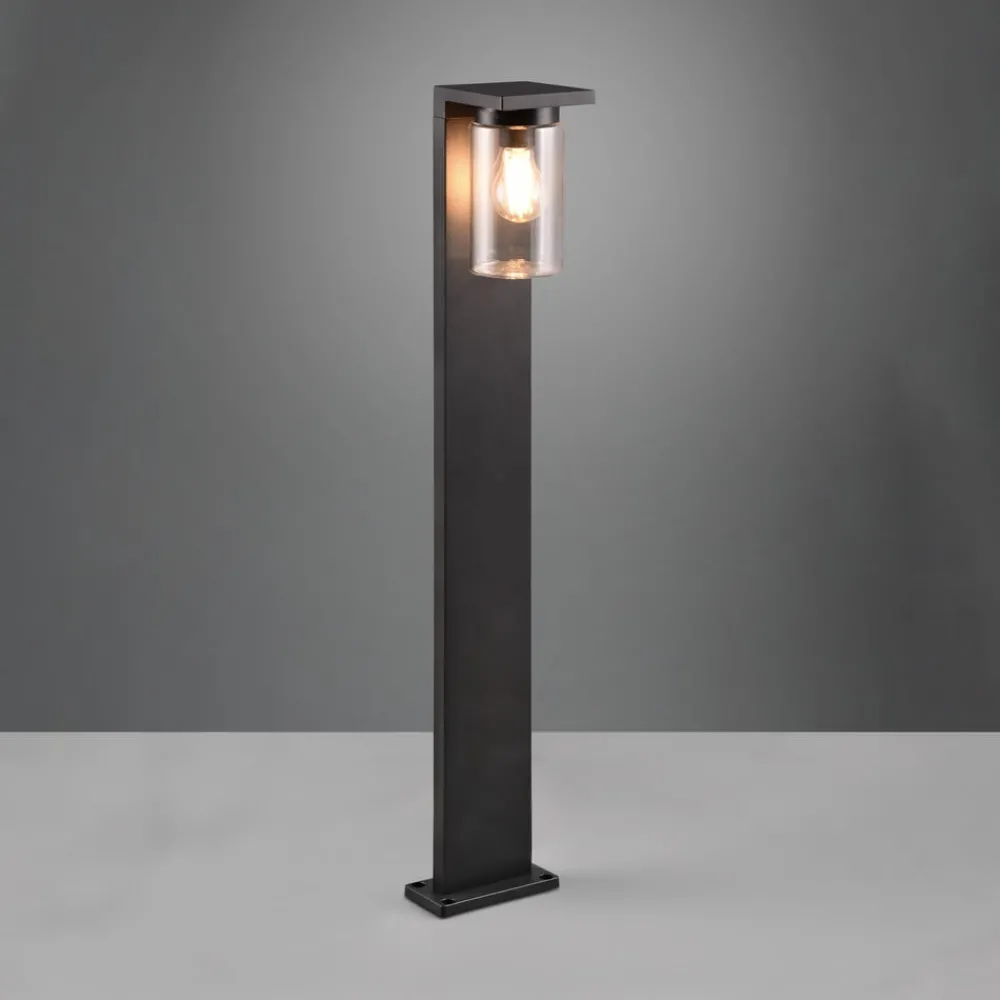 Gadebelysning ^ Trio Lighting Ardila stibelysning med skumringssensor, 100 cm