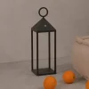 FARO BARCELONA Dekorationsbelysning > Argus LED-bordlampe, mørkegrå, aluminium/PMMA, højde 47 cm