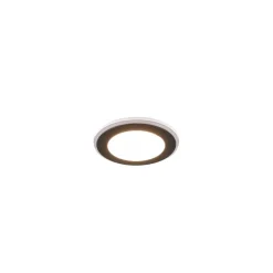 Trio Lighting Indbygningsspots > Argus LED-downlight RGBW fjernbet Ø8cm sort