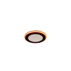 Trio Lighting Indbygningsspots > Argus LED-downlight RGBW fjernbet Ø8cm sort