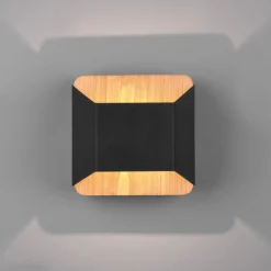 Trio Lighting Væglamper|Væglamper > Arino LED-væglampe, sort, bredde 12,2 cm