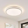 Lindby Gang|Loftlamper > Arnim LED-loftlampe, hvid, plast, Ø 49 cm, IP44