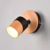 Trio Lighting Væglamper|Væglamper > Aruni vægspot af træ, 1 lyskilde, sort