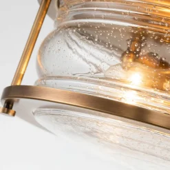 KICHLER Loftlamper > Ashland Bay loftlampe til bad, Ø 30,5 cm, messing