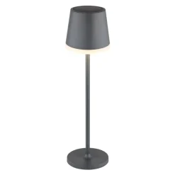 Globo Dekorationsbelysning|Solcellelamper > 36637A solcelle-bordlampe, IP44, antracit