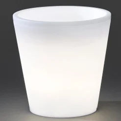 Konstsmide Dekorationsbelysning|Terrassebelysning > Assisi LED-blomsterpotte, belyst, Ø 28 cm