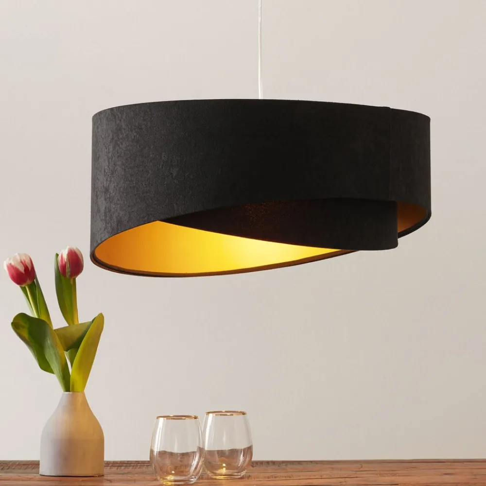 Pendellamper ^ Maco Design Asymmetrisk pendel Emi 2-farvet
