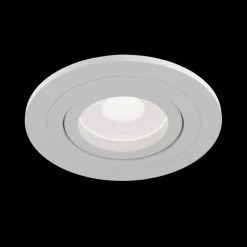 Indbygningsspots ^ Maytoni Atom indbygningsspot, GU10, hvid, rund ramme