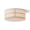 Audo Copenhagen Loftlamper > Audo loftlampe Hashira, naturfarve, hør, Ø 50 cm