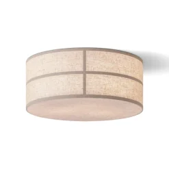 Audo Copenhagen Loftlamper > Audo loftlampe Hashira, naturfarve, hør, Ø 50 cm