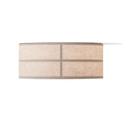 Audo Copenhagen Loftlamper > Audo loftlampe Hashira, naturfarve, hør, Ø 50 cm