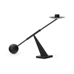 Audo Copenhagen Møbel Og Interiør > Audo lysestage Interconnect, sort, højde 25,5 cm