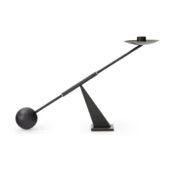 Møbel Og Interiør ^ Audo Copenhagen Audo lysestage Interconnect, bronze, højde 25,5 cm