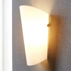 Gang|Pendellamper ^ Lindby Aurora - elegant væglampe med glasskærm