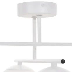 Domiluce Gang|Loftlamper > Aurora loftlampe, hvid, Ø 50 cm, 4 lyskilder, glas, E14
